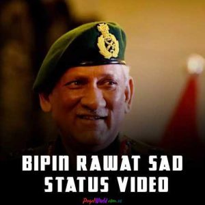 Bipin Rawat WhatsappStatus Video Download